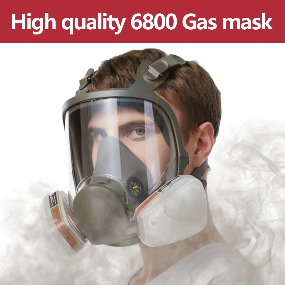 Dust Mask Construction - 6800 Anti-Fog Gasmasker Industriële Verf Spray